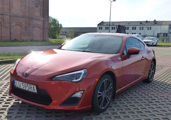 Toyota GT86 cena 61900 przebieg: 144000, rok produkcji 2013 z Lublin małe 277